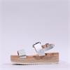 Oh My Sandals Ring Espadrille Platform - White Combi